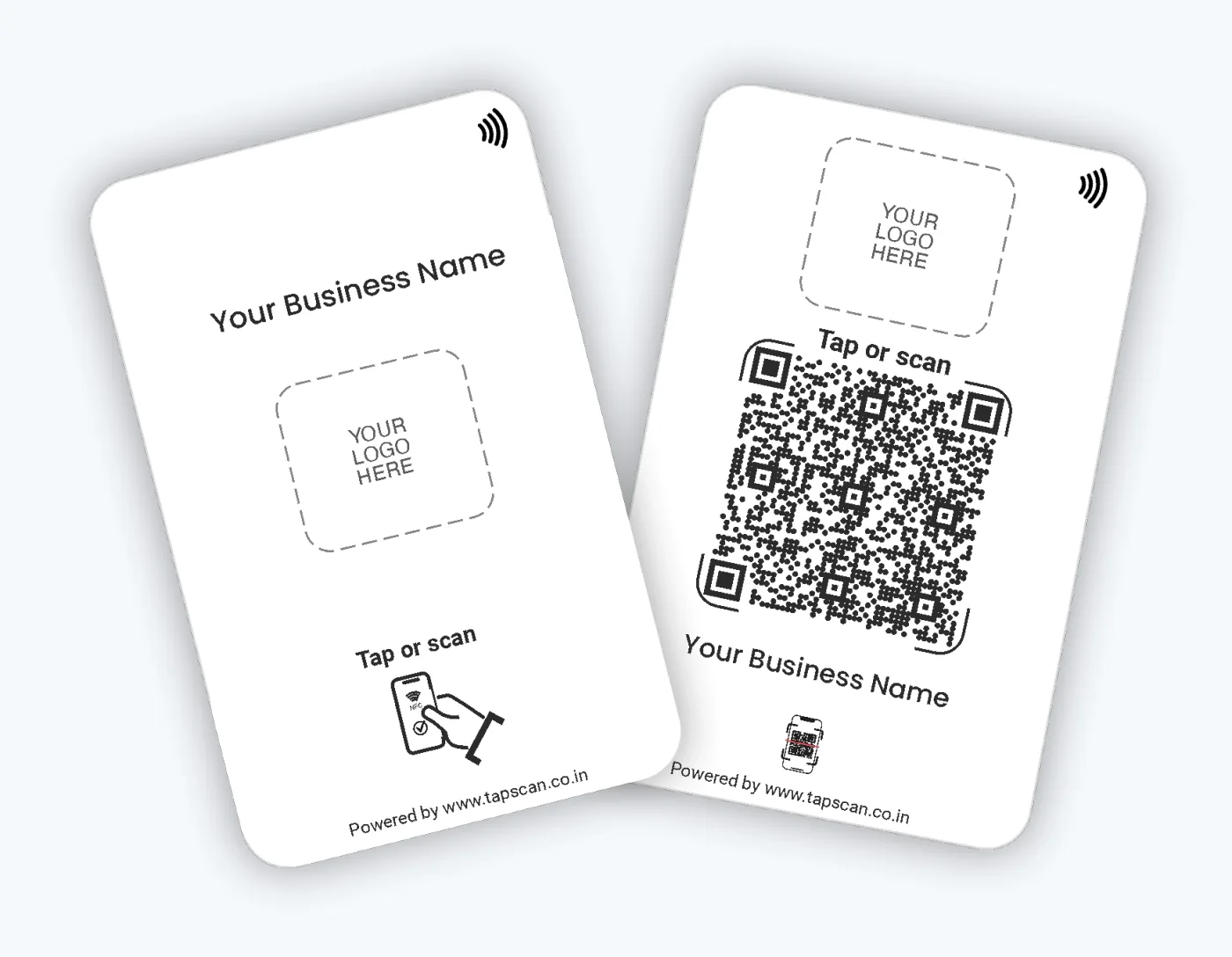 Custom NFC Business Card with Your Logo & Any URL – product view 1