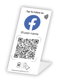 Increase Facebook Followers with Eye-Catching Facebook Follow Us Standee