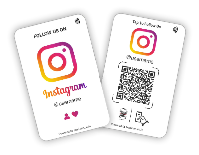Grow Your Instagram Following with Easy-to-Scan Instagram Follow Us Cards
