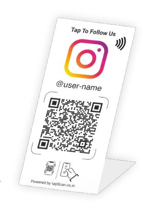 Increase Instagram Followers with Our Stylish Instagram Follow Us Standee