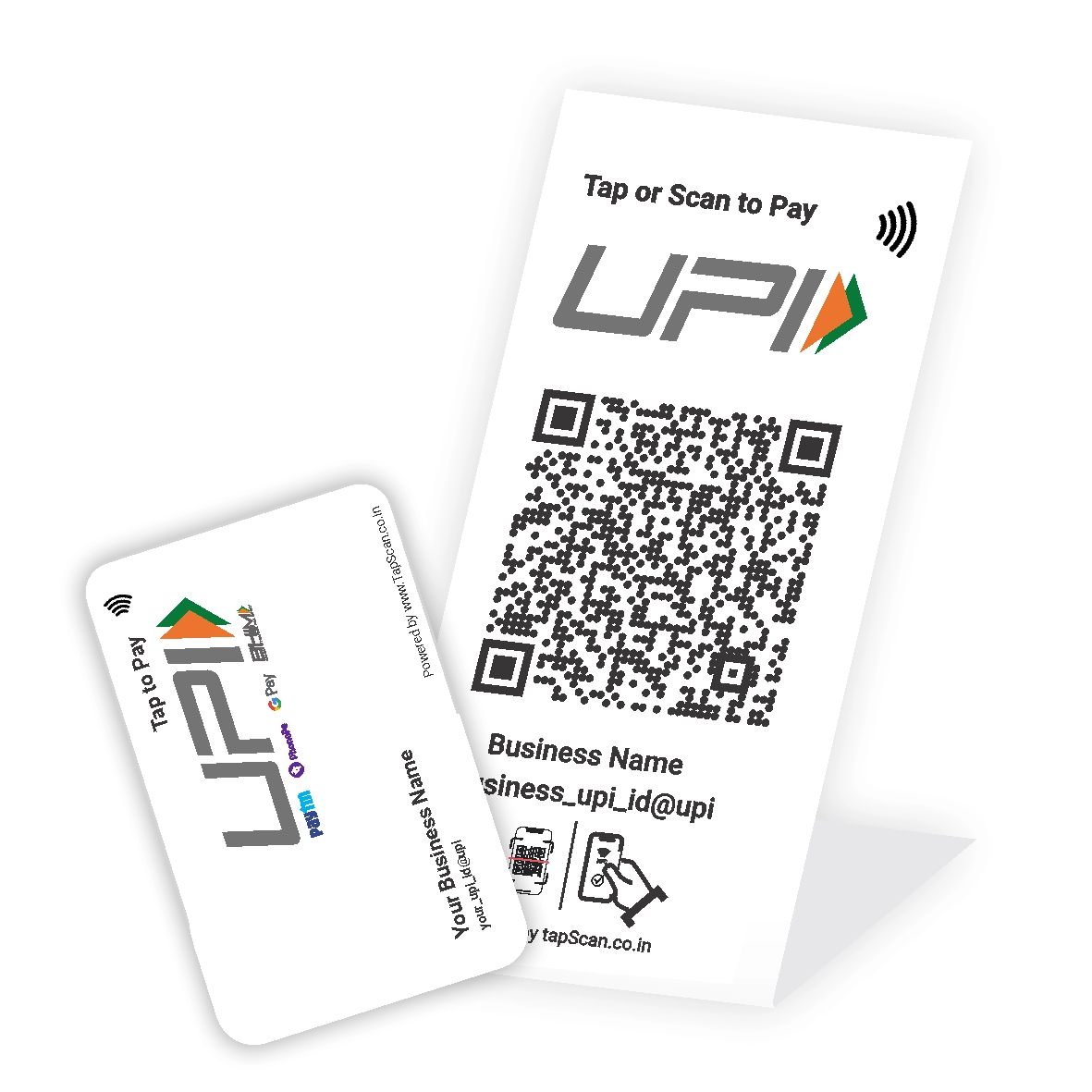 UPI Payment Cards & Stands – Accept Payments Instantly via QR